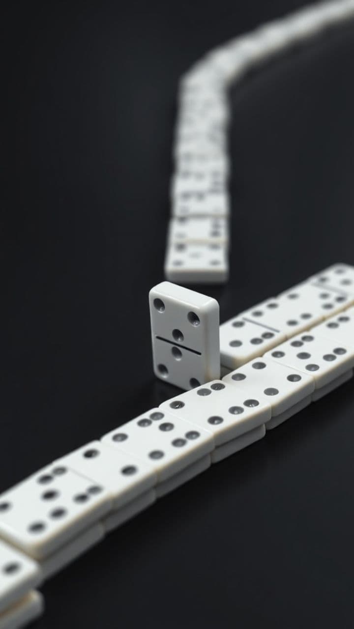 Falling Dominos Aesthetic Loop