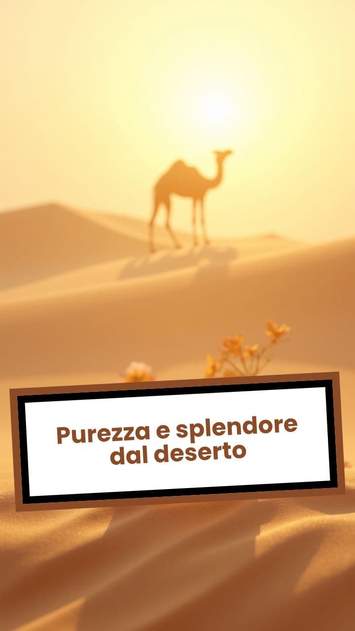Purezza e splendore dal deserto