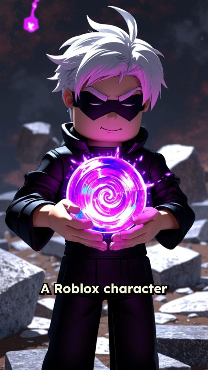 Roblox Gojo Hollow Purple Scene