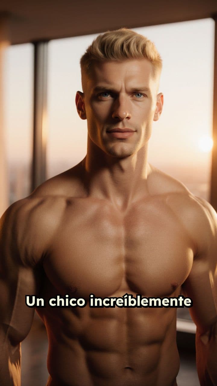 Baile provocativo de modelo musculoso