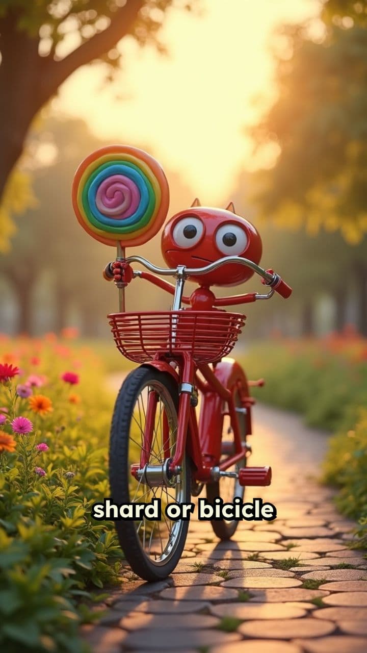 Bicycle and Lollipop Fun