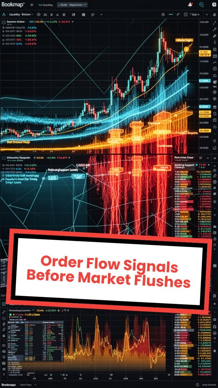 Order Flow Signals Before Market Flushes