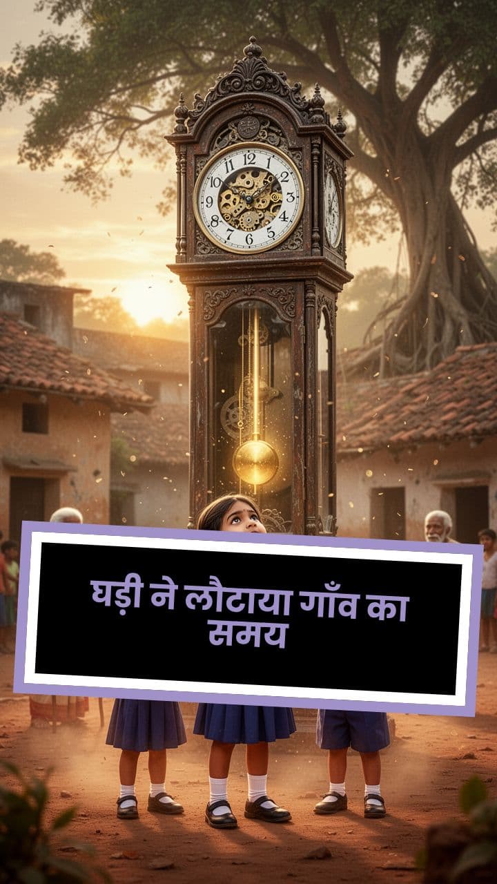 घड़ी ने लौटाया गाँव का समय