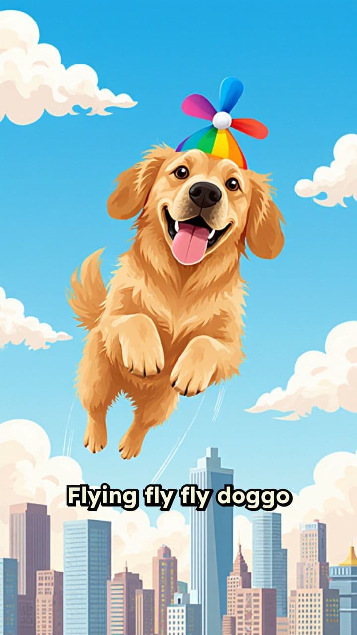 Flying Fly Doggo: A Whimsical Pet