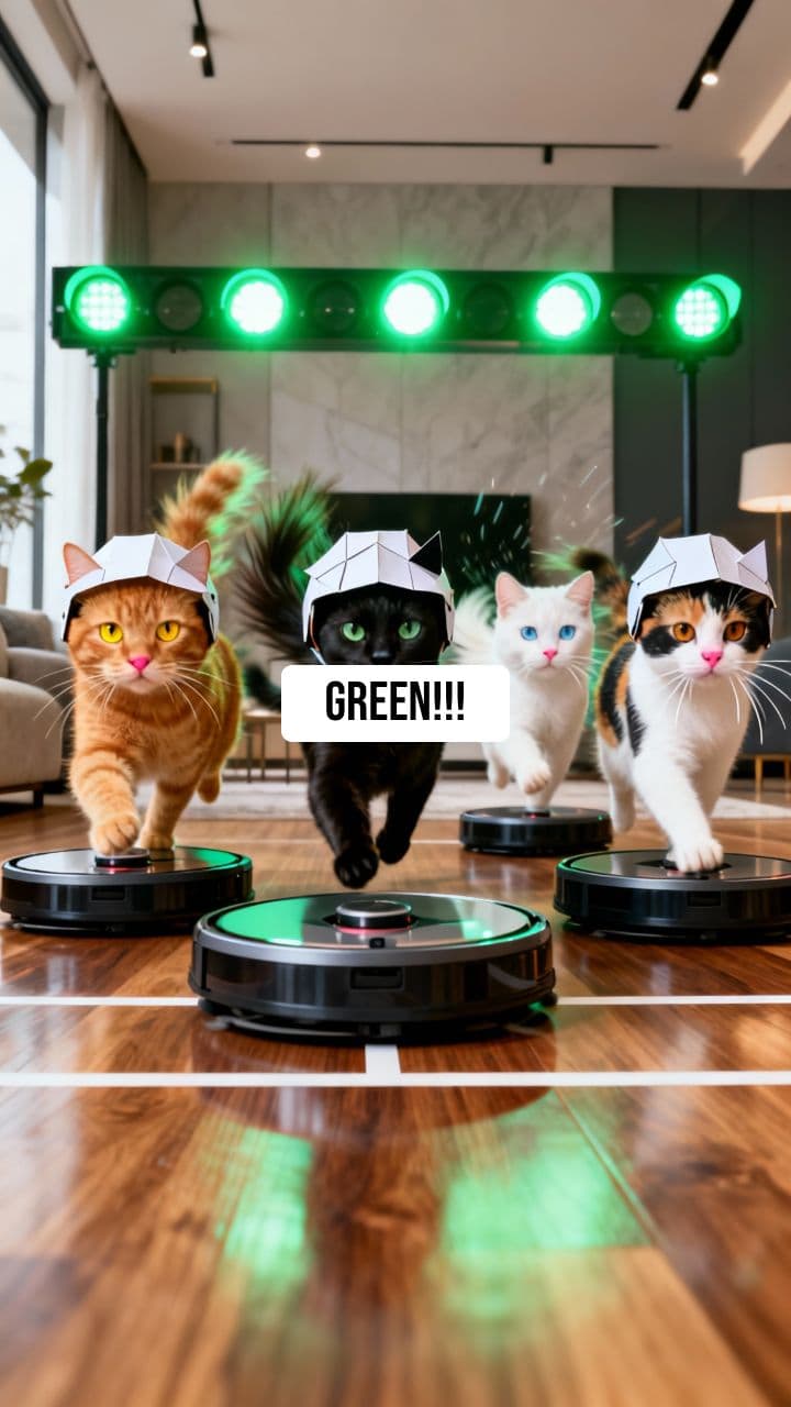 Cat Grand Prix: Monaco Living Room Edition