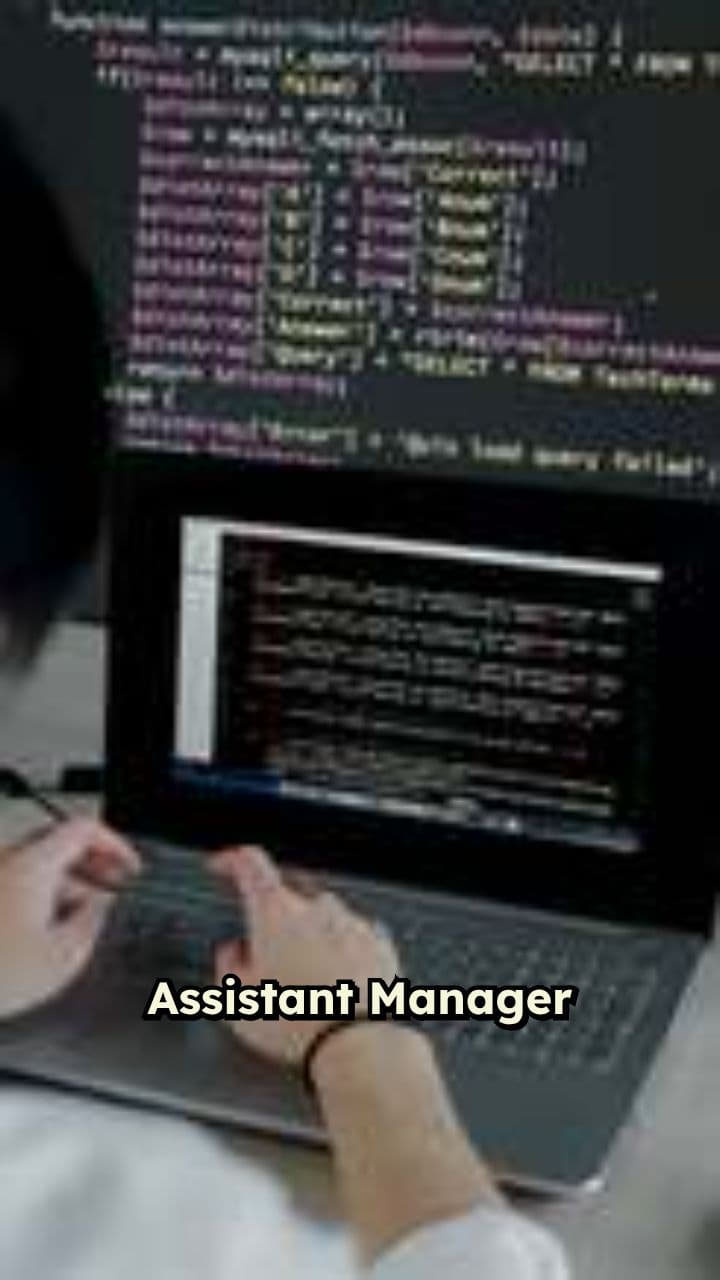 Assistant Manager - Web Development Expertise