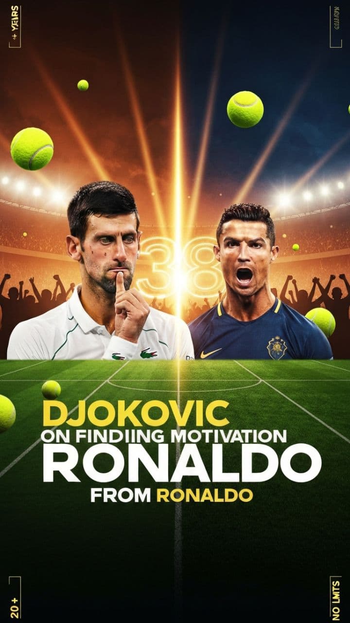 Djokovic on Finding Motivation from Ronaldo