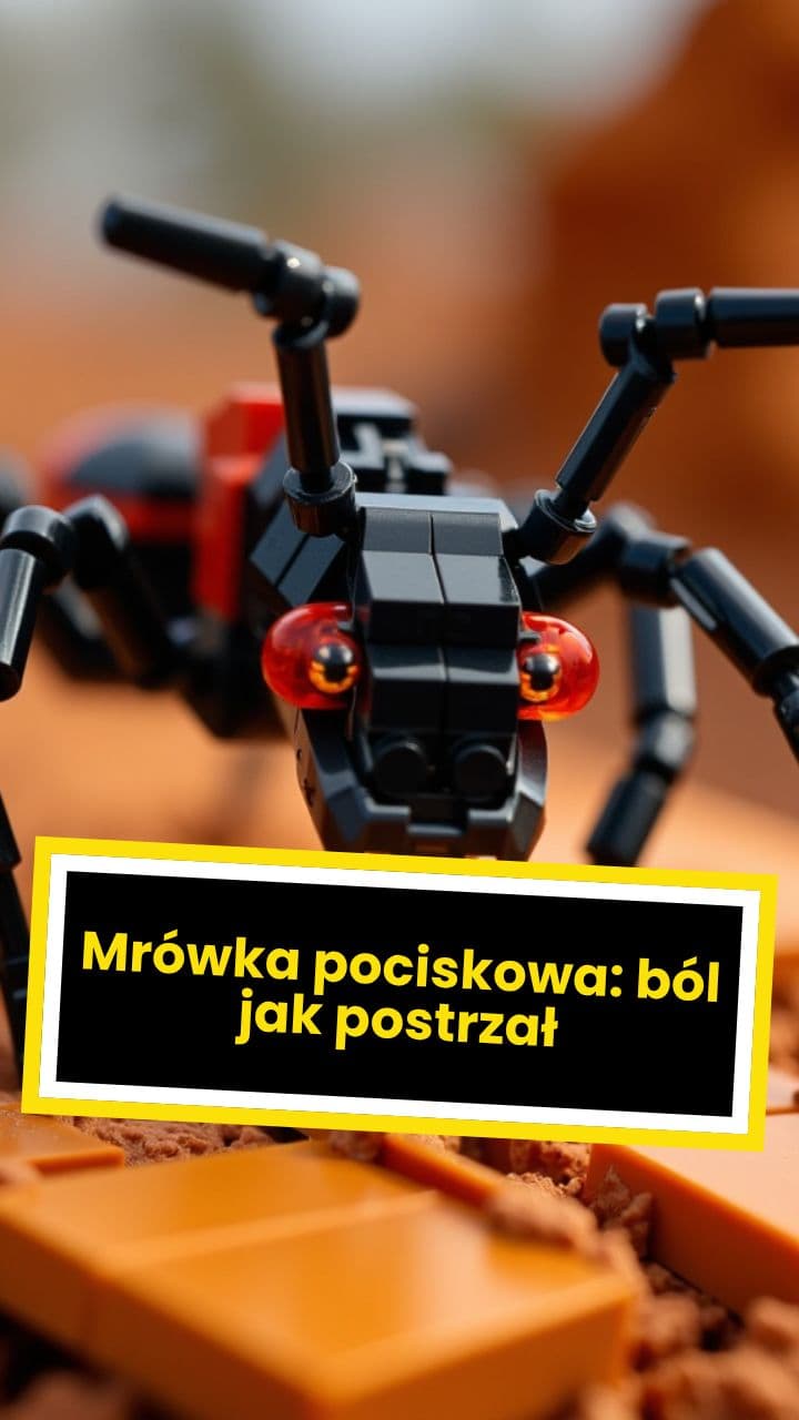 Mrówka pociskowa: ból jak postrzał