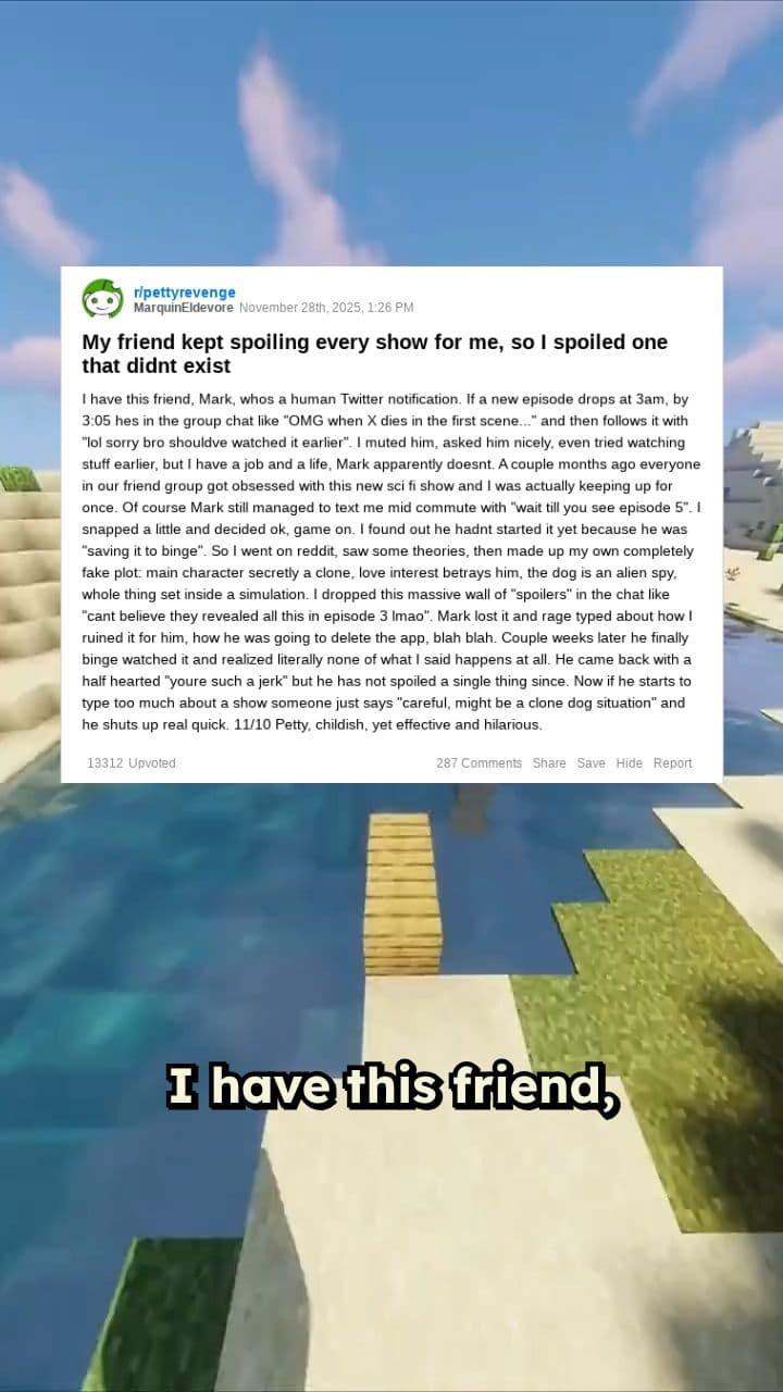 Spoiler Revenge on a Serial Spoiler