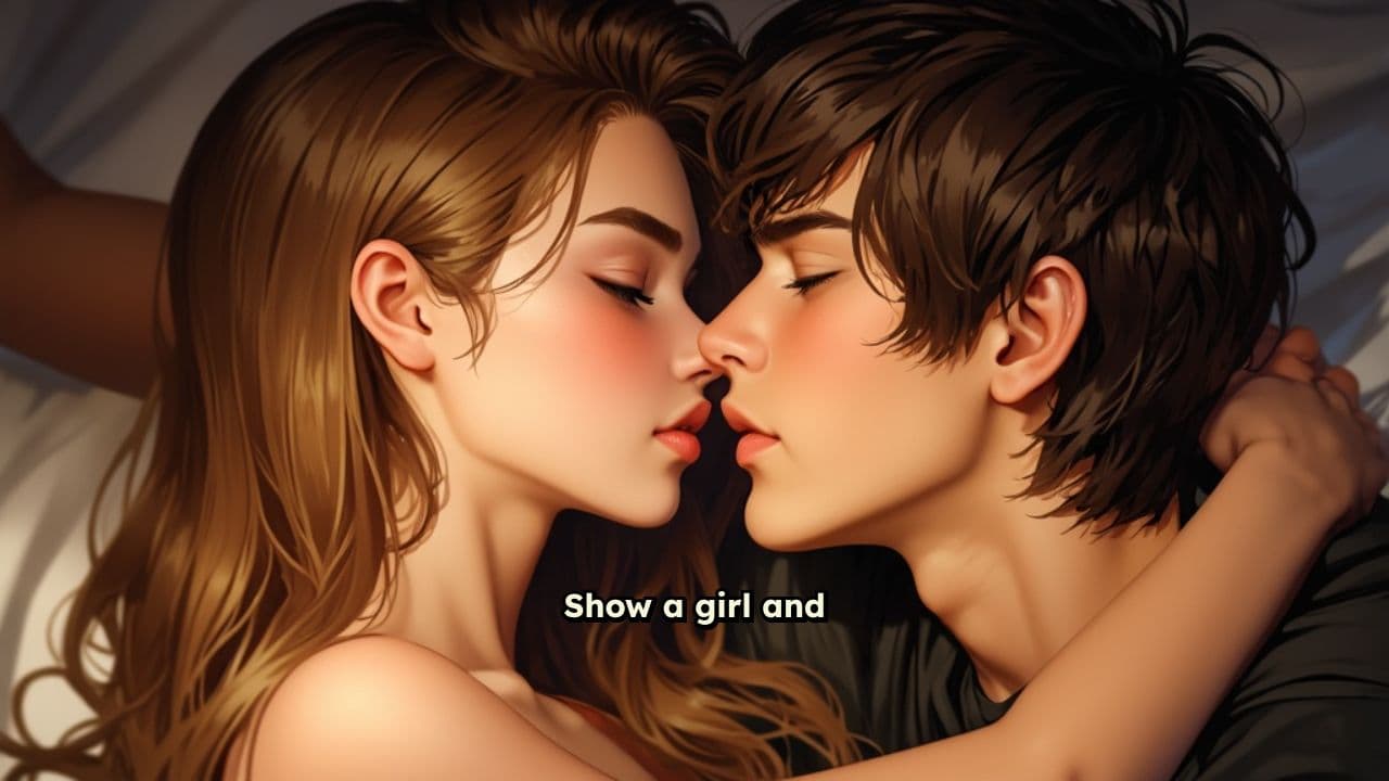 Young Love's Embrace