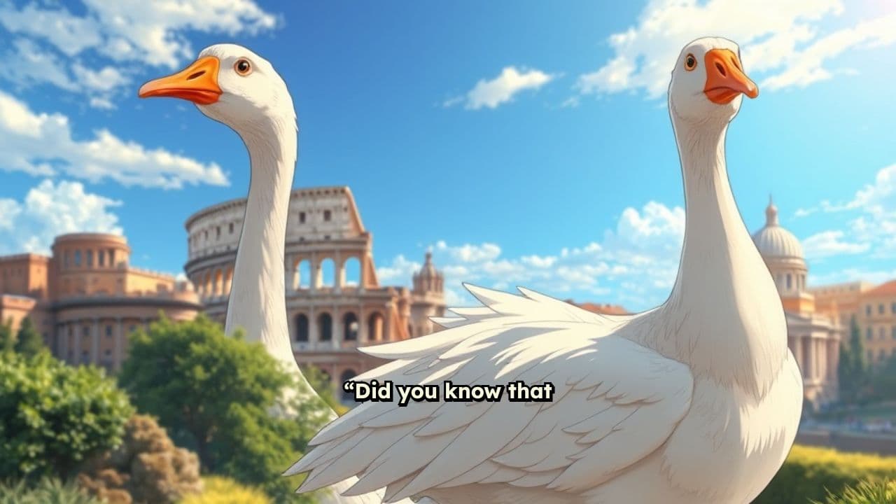 Geese Save Rome from Destruction