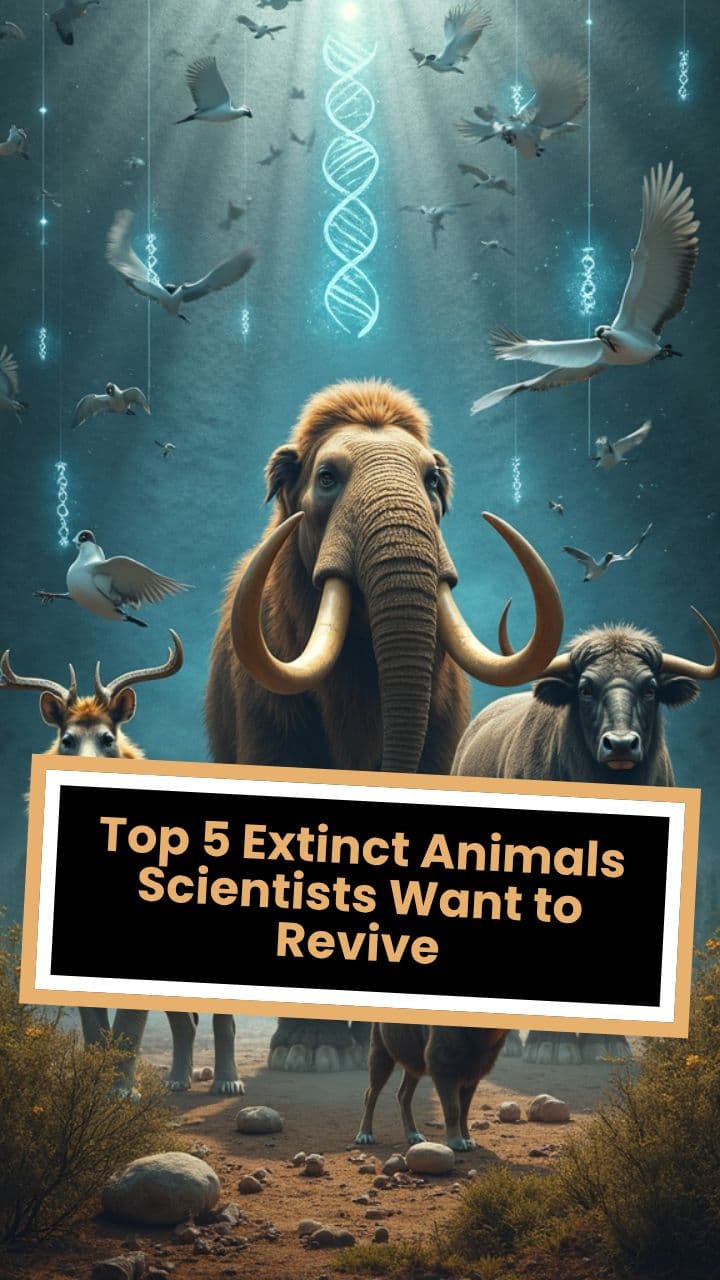 Top 5 Extinct Animals Scientists Want to Revive