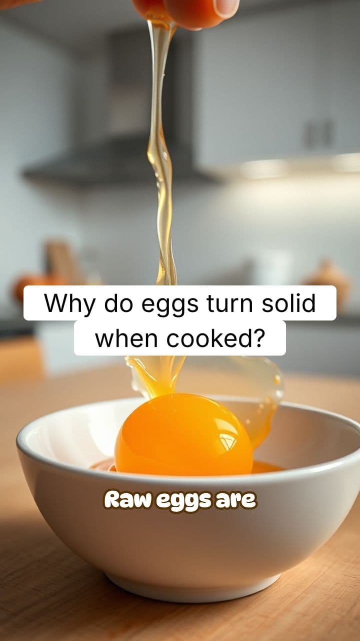 Why Do Eggs Turn Solid When Cooked? | RapidSmartFacts