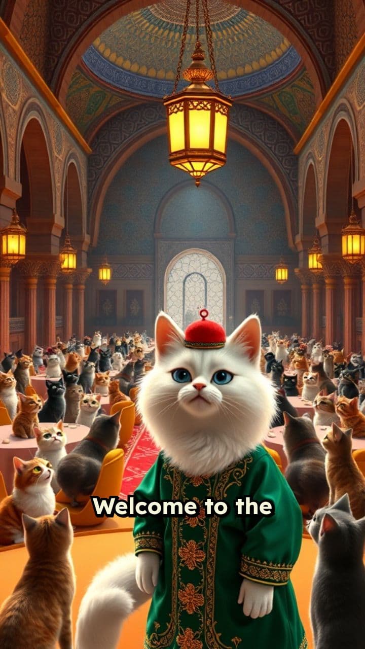 A Royal Moroccan Feline Wedding