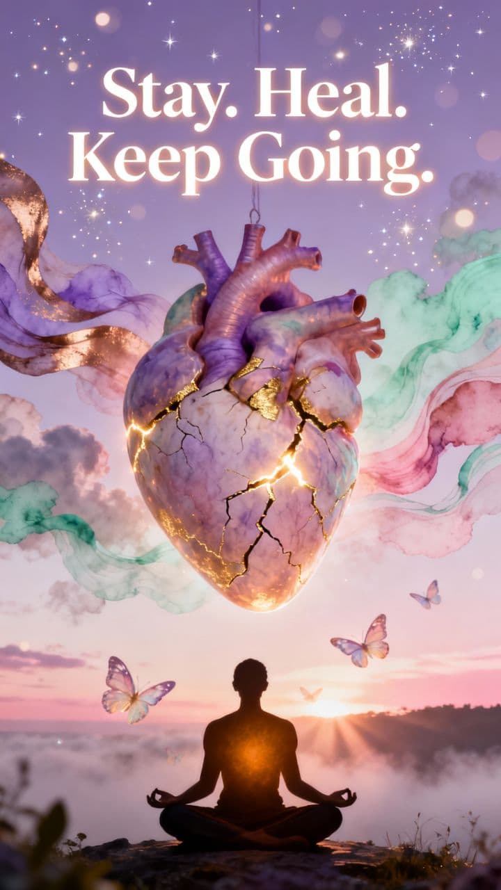 Stay. Heal. Keep Going.