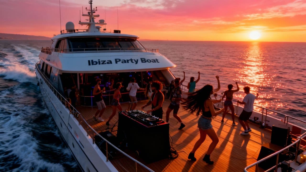 Ibiza Golden Hour Party Boat