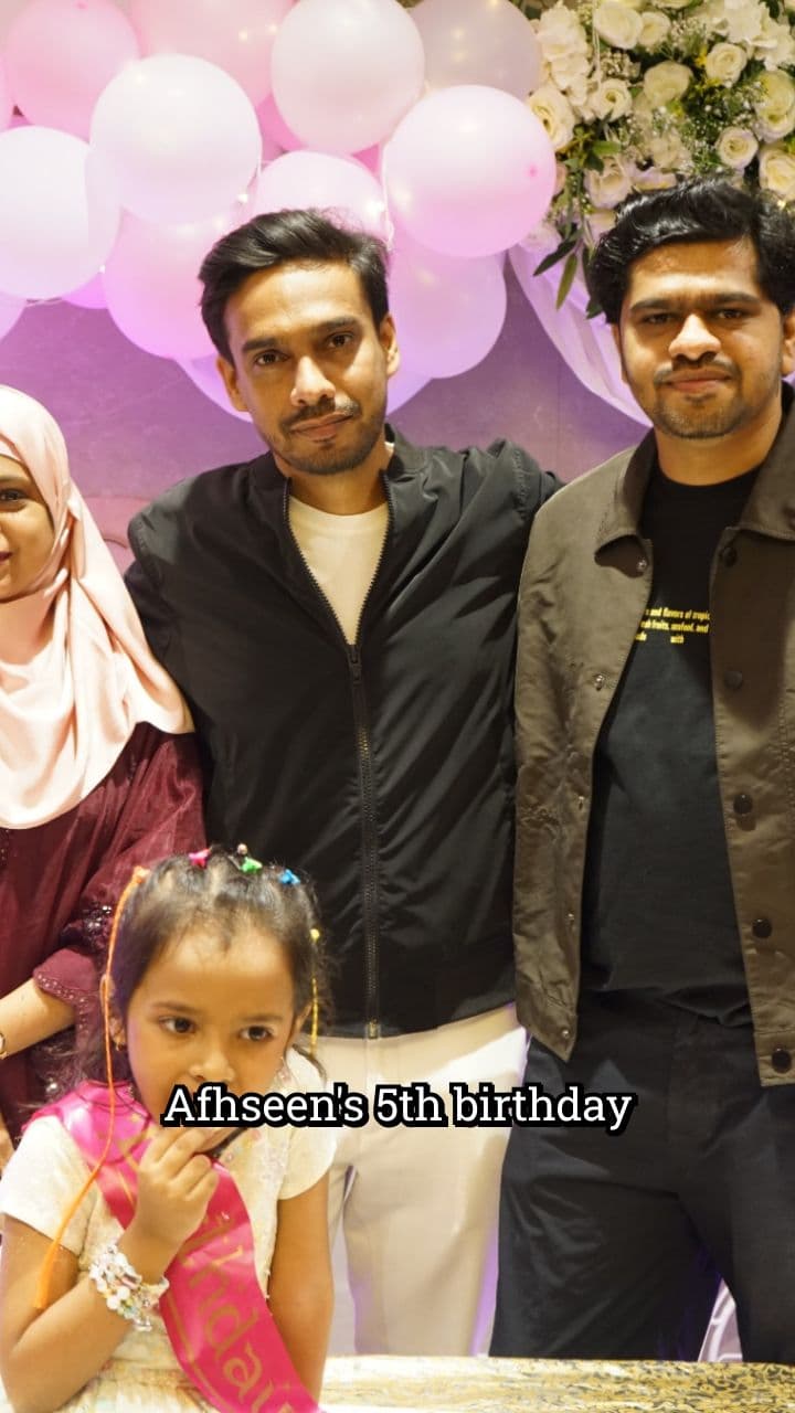 Afhseen's 5th Birthday