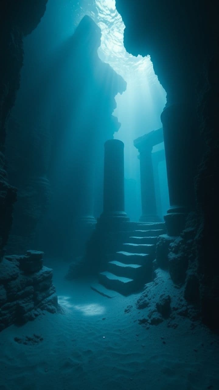 समुद्र में मिली द्वारका नगरी