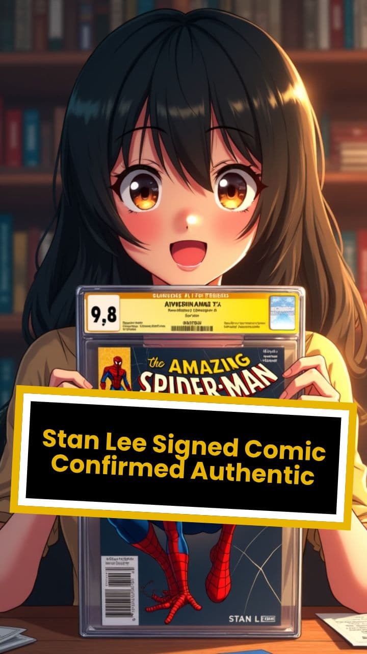 Stan Lee Signed Comic Confirmed Authentic