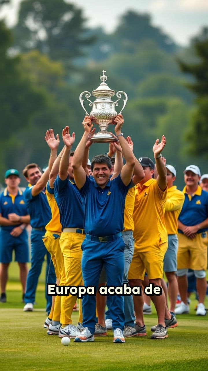 Europa conquista la Ryder Cup en EE.UU.
