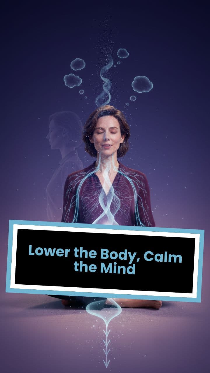 Lower the Body, Calm the Mind