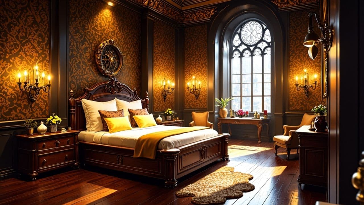 Magical Hufflepuff-Inspired Bedroom