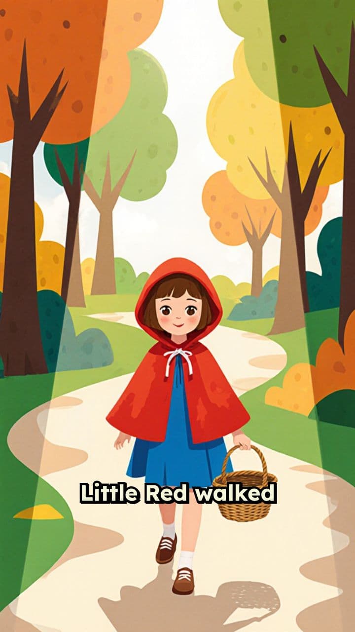 Little Red and the Curious Wolf