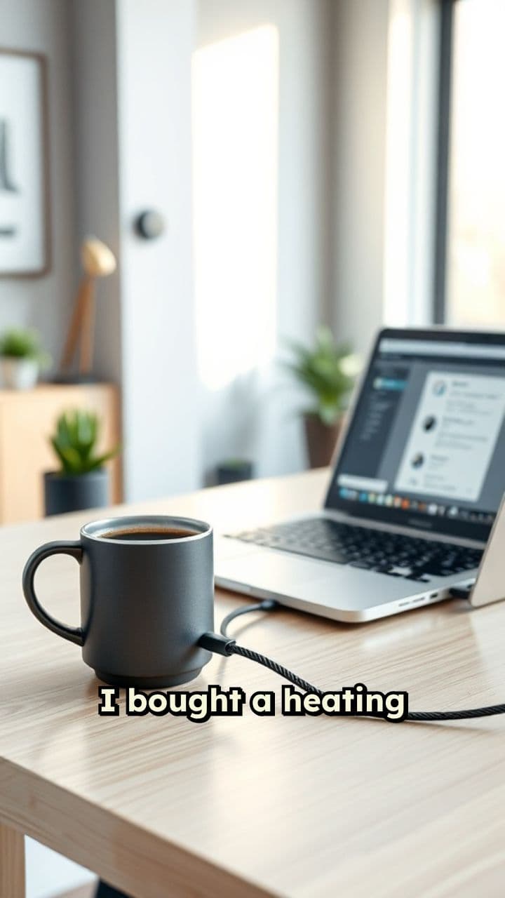 Game-Changer Heating Mug for Coffee Lovers