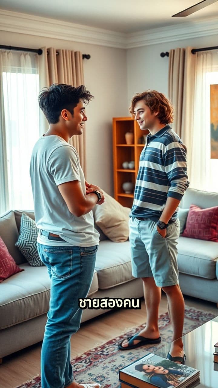 เพื่อนชายกับสาวในห้อง