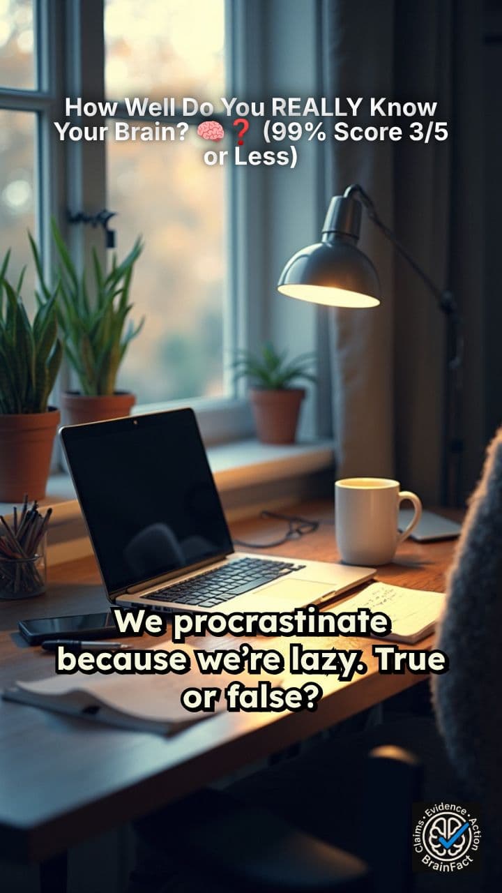 How Well Do You REALLY Know Your Brain? 🧠❓ (99% Score 3/5 or Less)