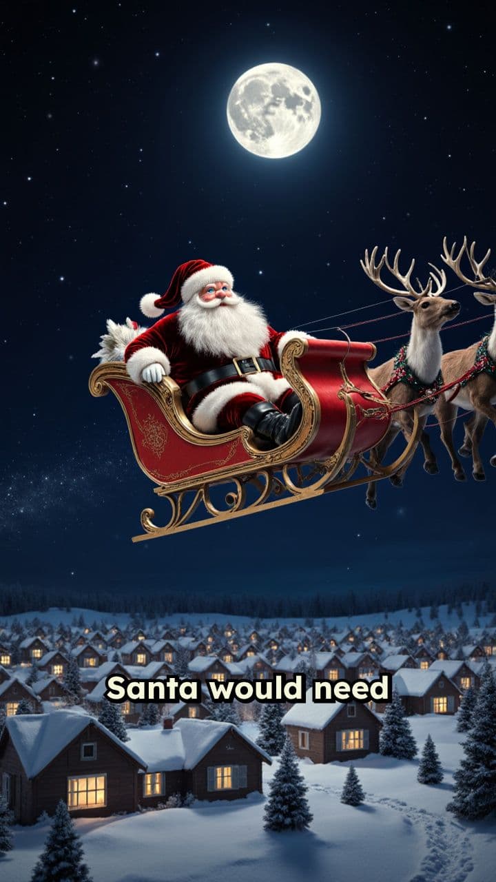 Santa’s Near-Light-Speed Christmas Run