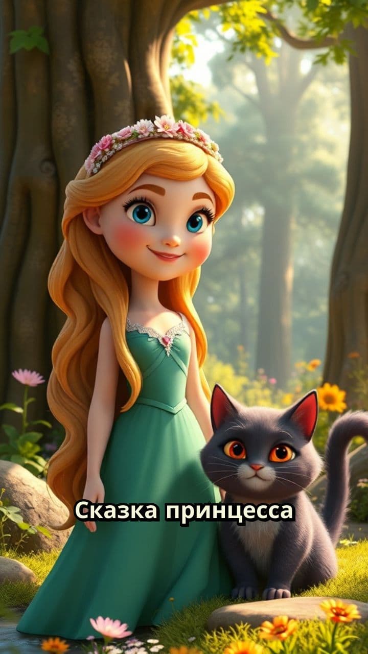 Принцесса и волшебный кот