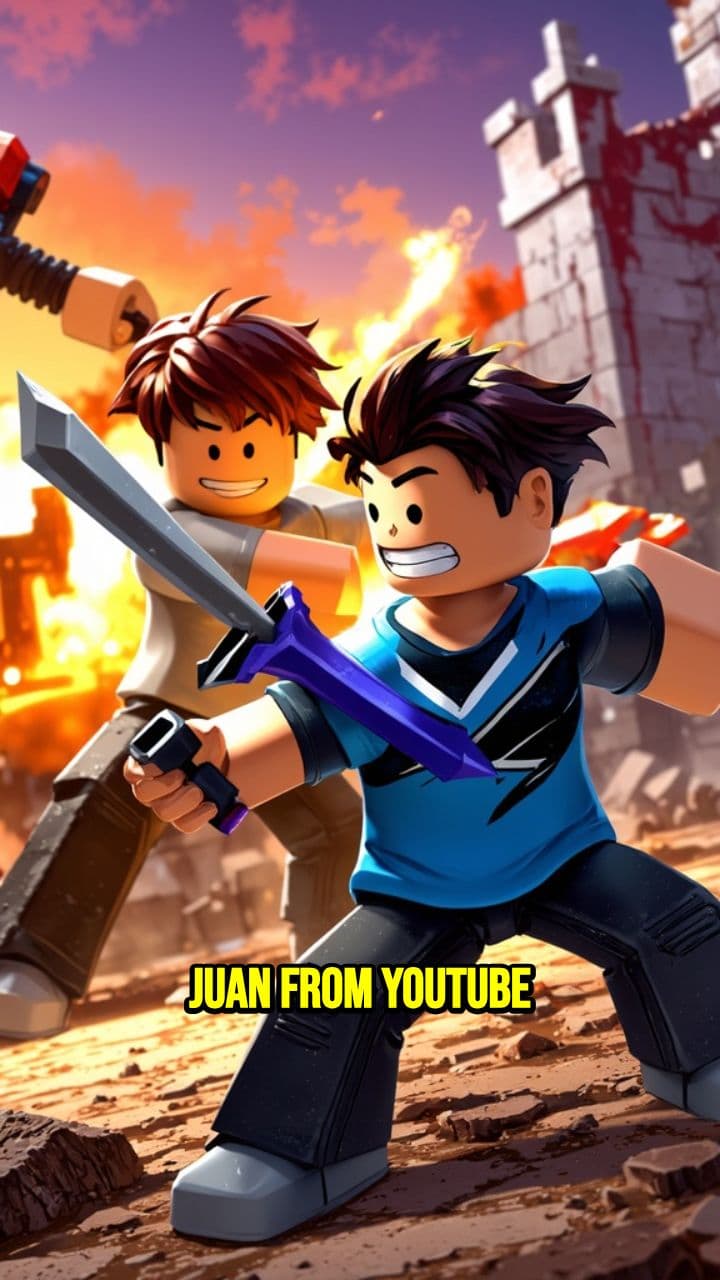 Juan vs. Bacon in Roblox Showdown
