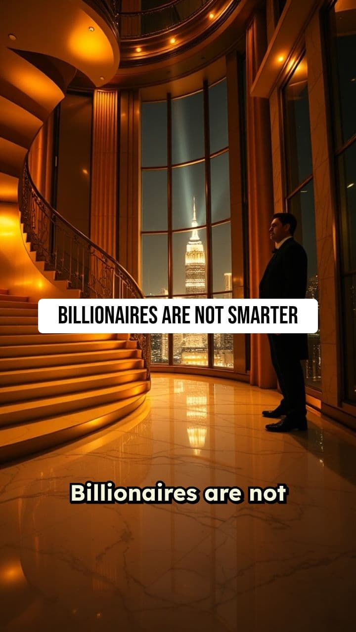 Why Billionaires Are the 1% (It's Not Luck)