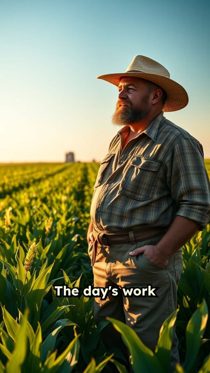 A Farmer's Golden Hour