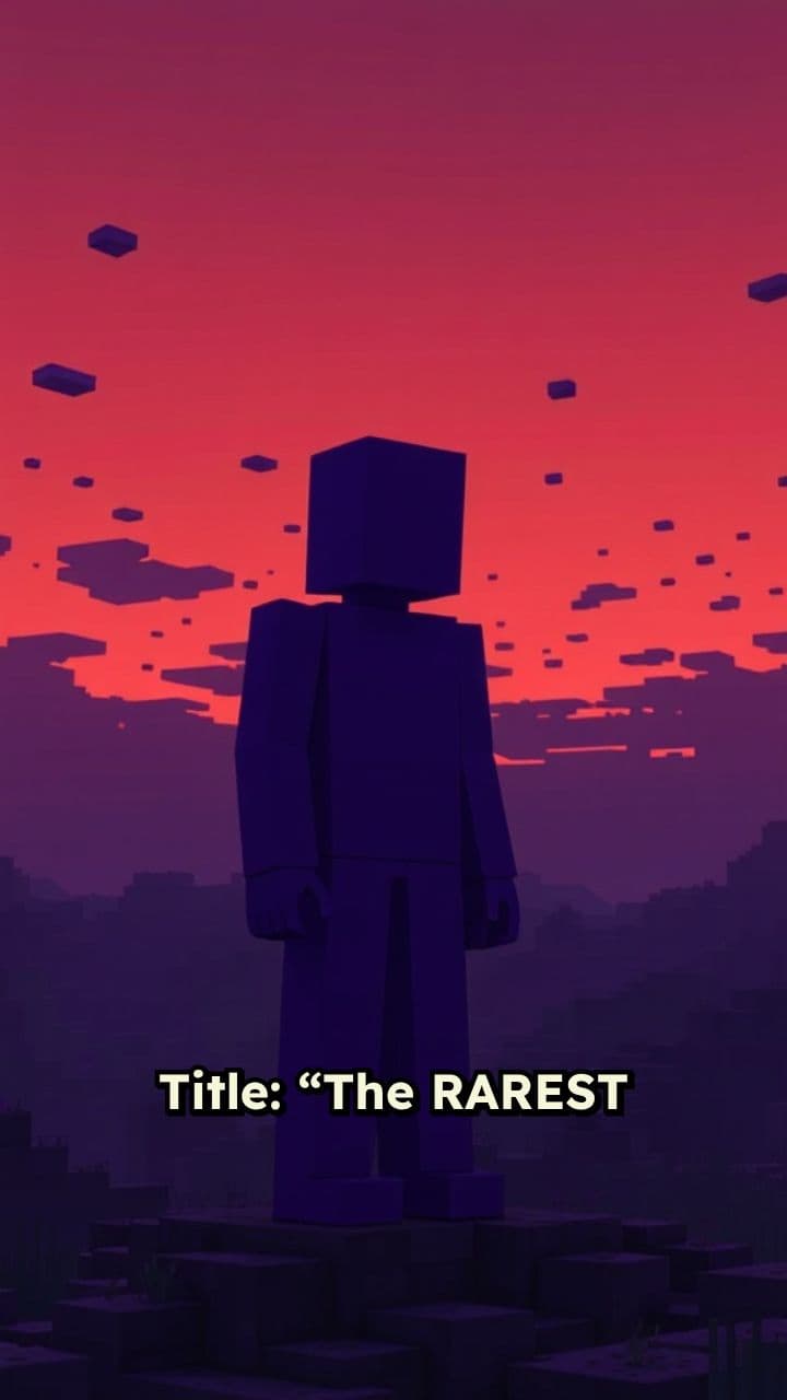 The Rarest Minecraft Player Revealed
