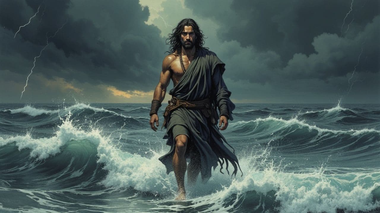 Jesus Calms the Storm on Water
