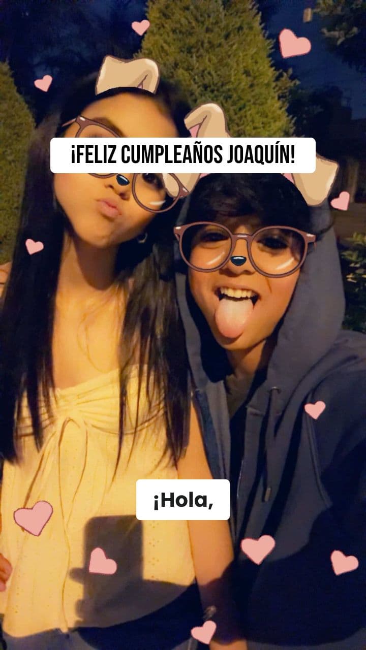 Mensaje Especial para Joaquín