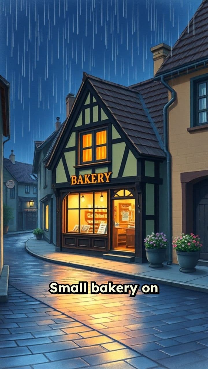 Rainy Night Bakery Glow