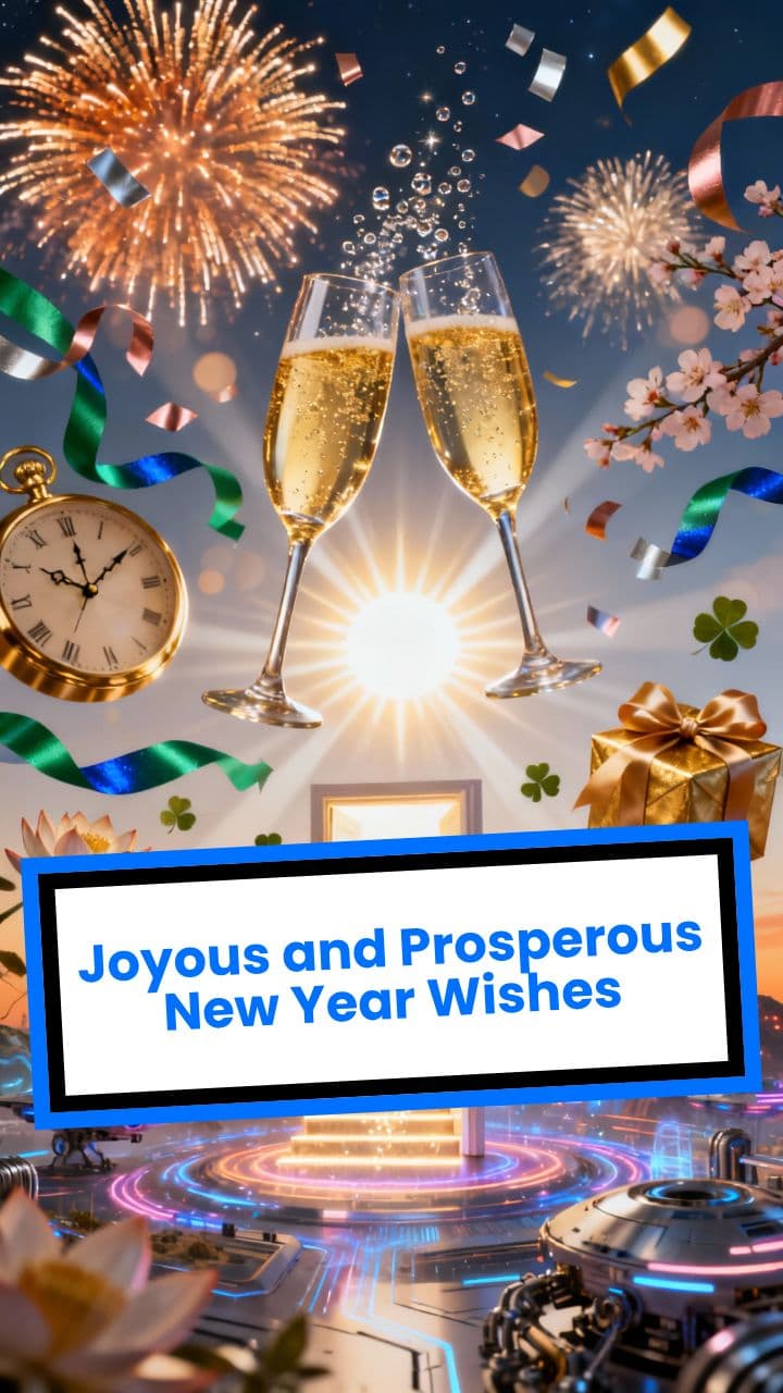Joyous and Prosperous New Year Wishes