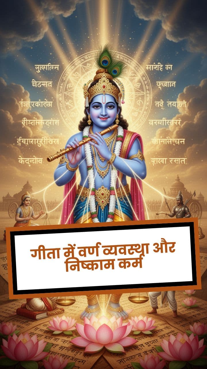 गीता में वर्ण व्यवस्था और निष्काम कर्म