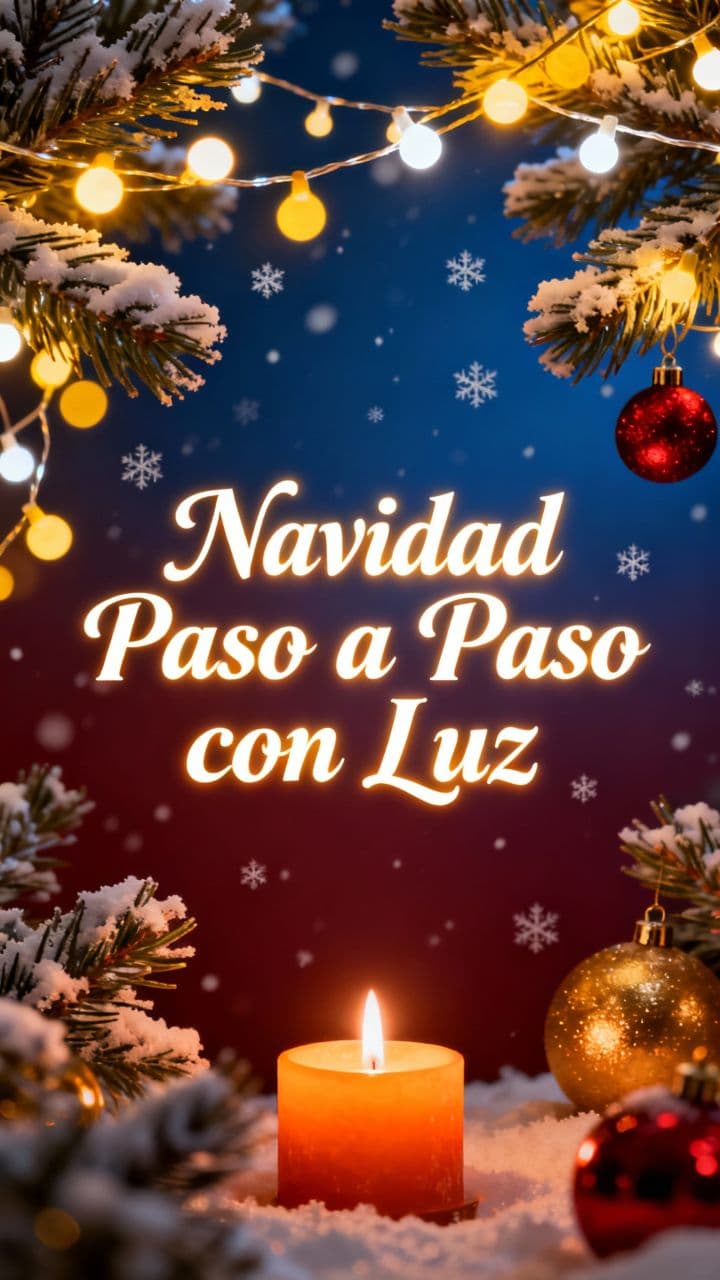Navidad Paso a Paso con Luz
