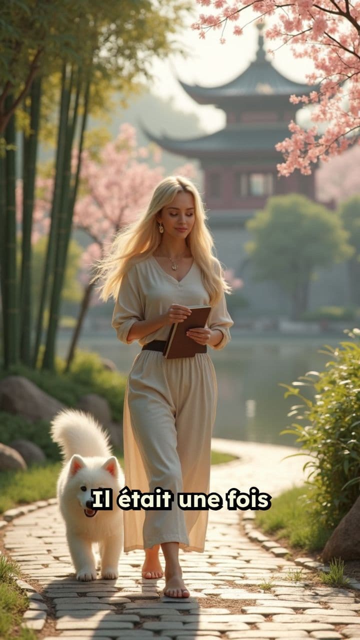 Mussy Mary et son chiot en Chine