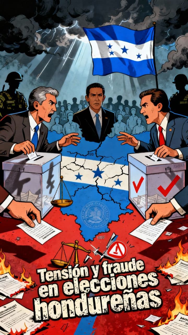 Tensión y fraude en elecciones hondureñas