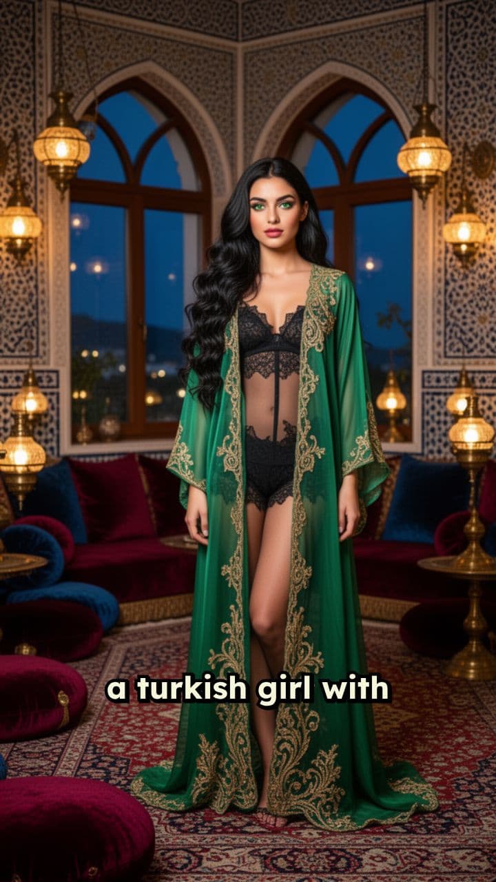 Silk Dancer with Green Eyes