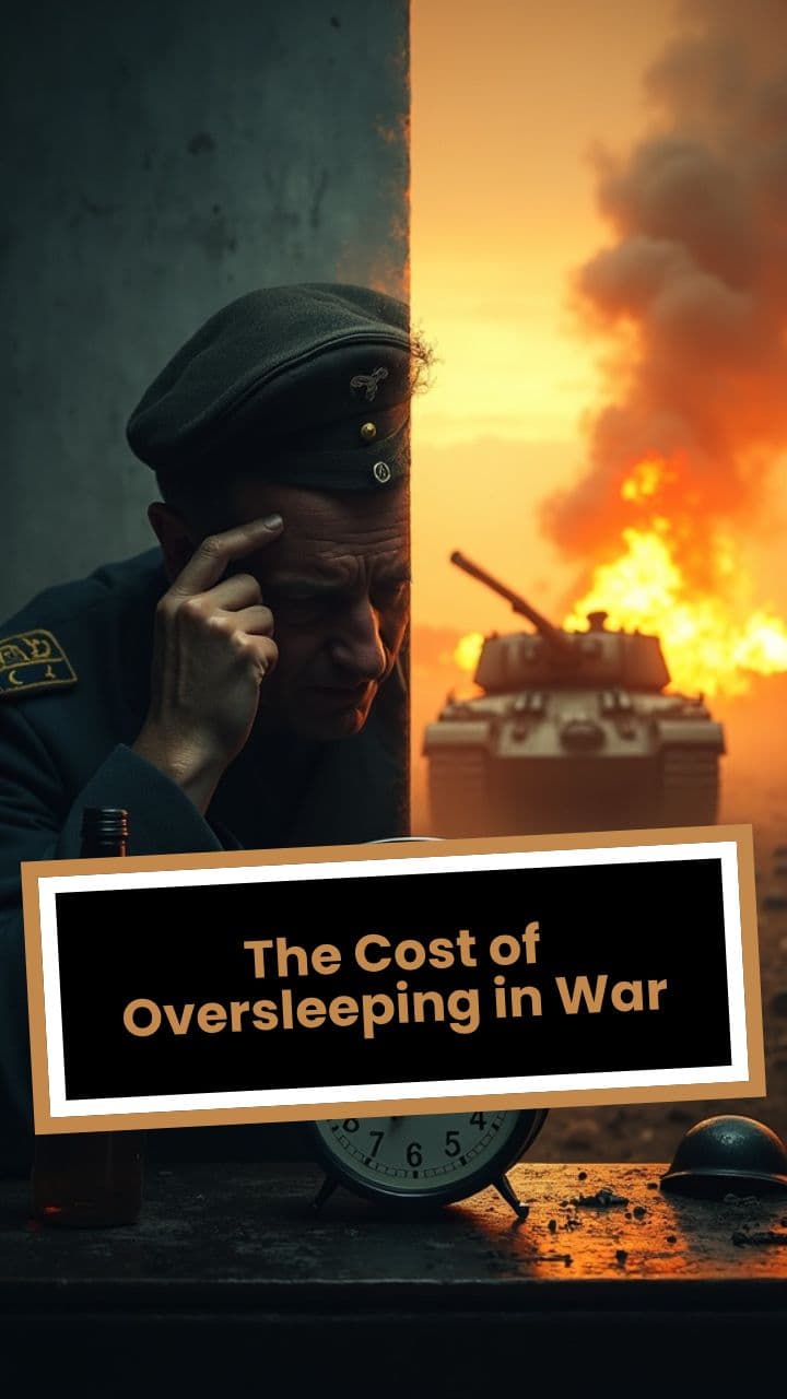 The Cost of Oversleeping in War