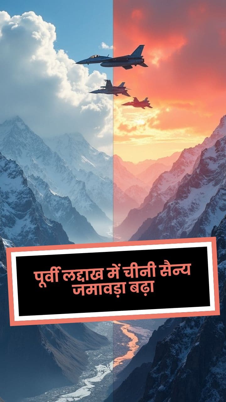 पूर्वी लद्दाख में चीनी सैन्य जमावड़ा बढ़ा