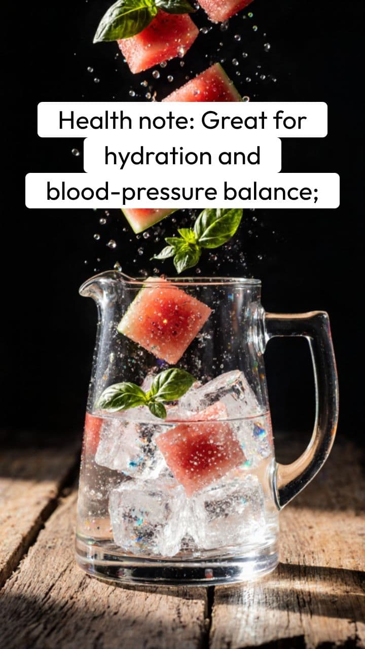 Watermelon + Basil Cooler