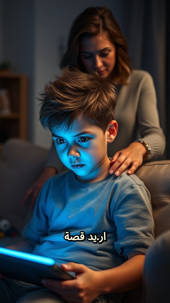 إدمان الأطفال على الشاشات الذكية