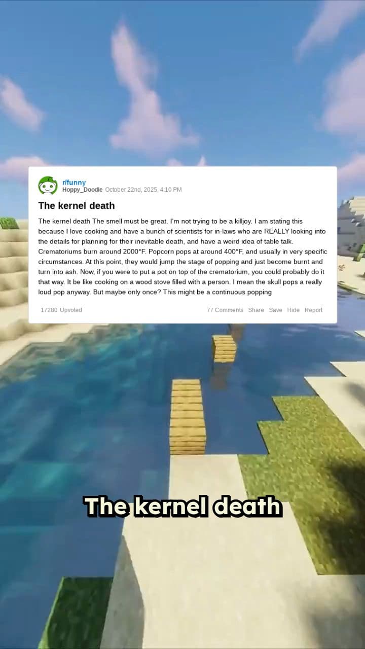 Cooking in a Crematorium: A Dark Idea